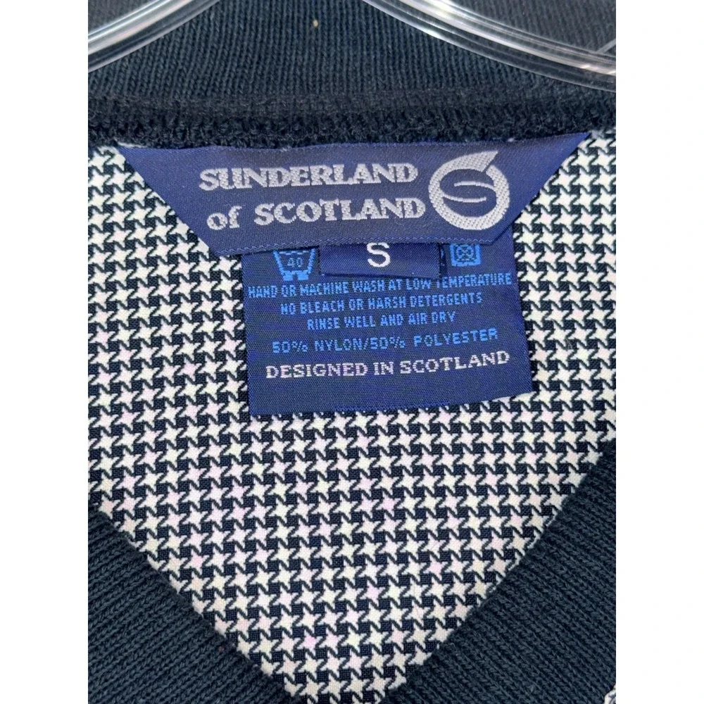 Sunderland of Scotland Men's Small Pullover‎ Augusta Country Club Houndstooth